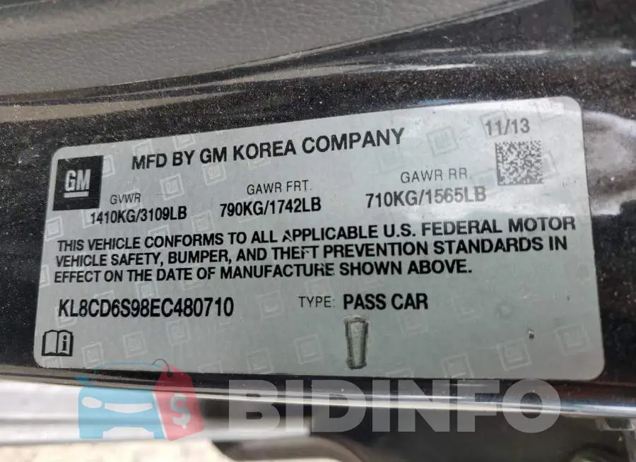 KL8CD6S98EC480710 Photo# 13