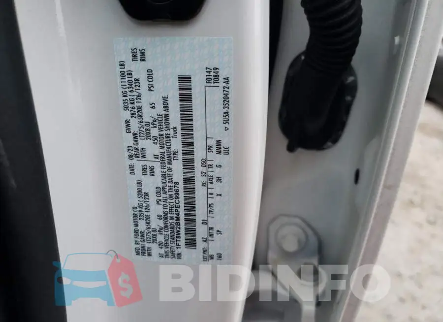 1FT8W2BM4PEC99678 Photo# 12