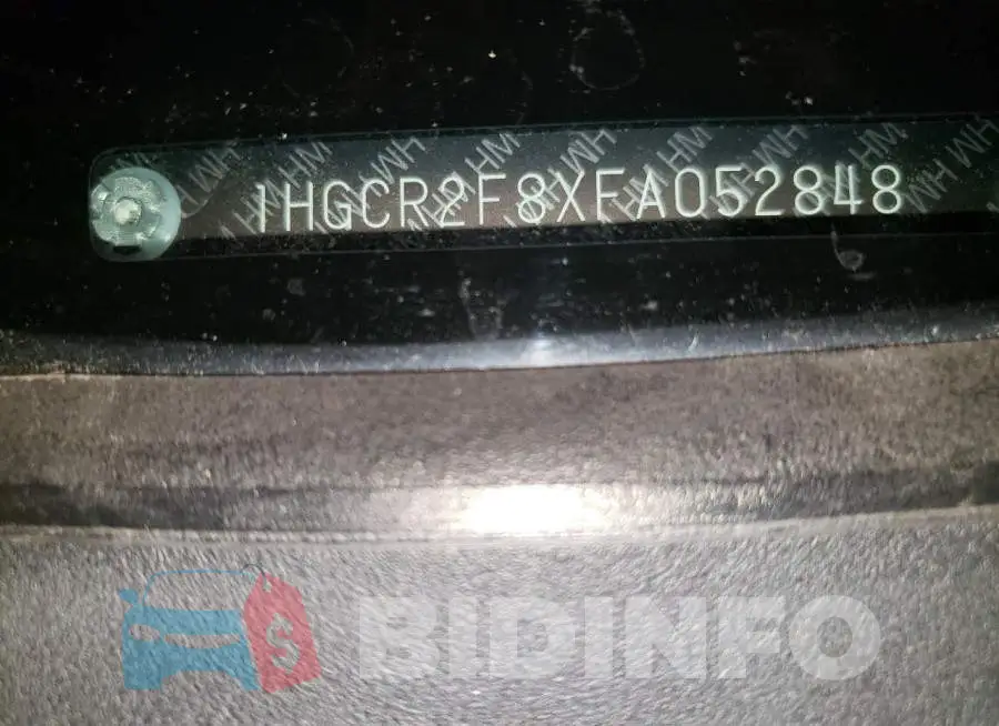 1HGCR2F8XFA052848 Photo# 12