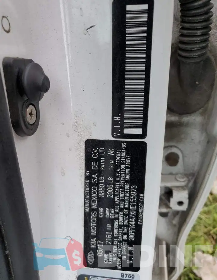 3KPFK4A7XHE155973 Photo# 12