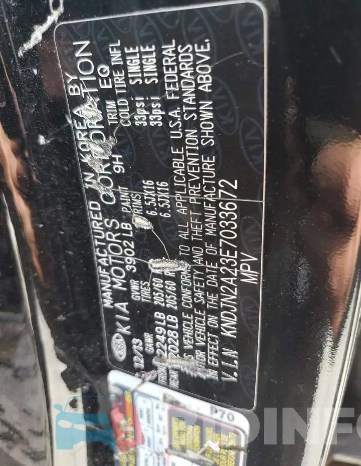 KNDJN2A23E7033672 Photo# 13