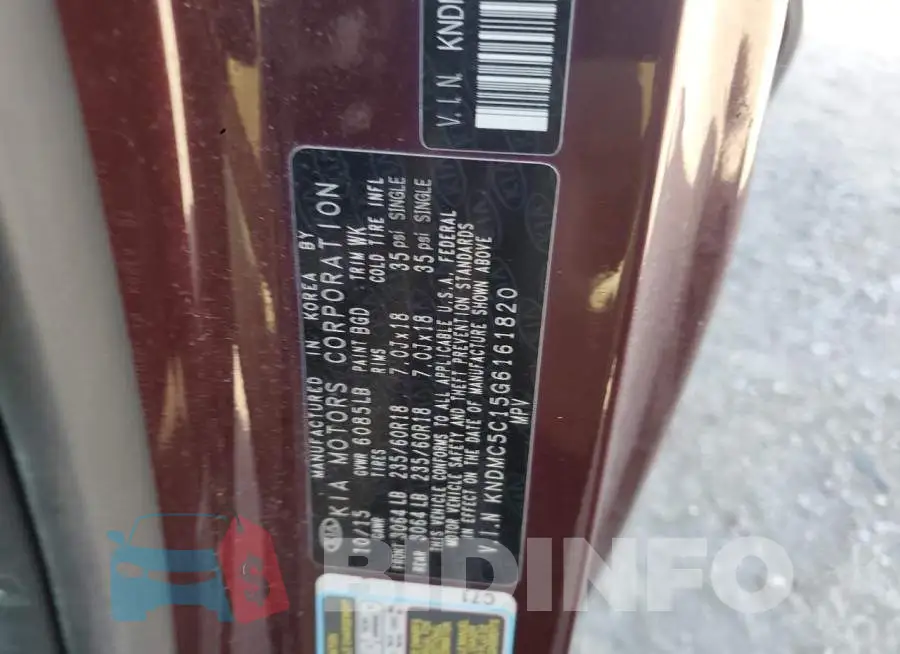 KNDMC5C15G6161820 Photo# 12