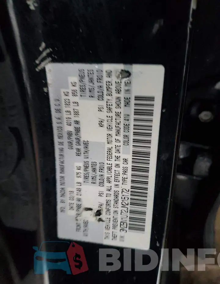 3MZBN1U72JM215172 Photo# 12