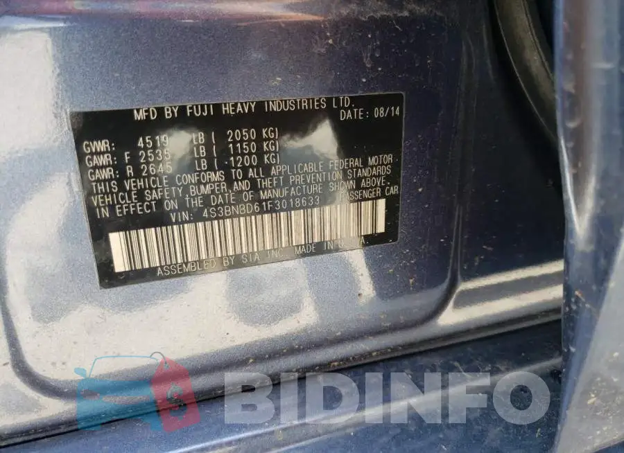 4S3BNBD61F3018633 Photo# 12