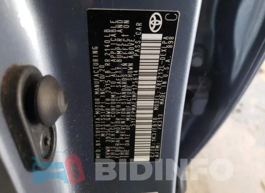 5YFEPMAEXMP175614 Photo# 12