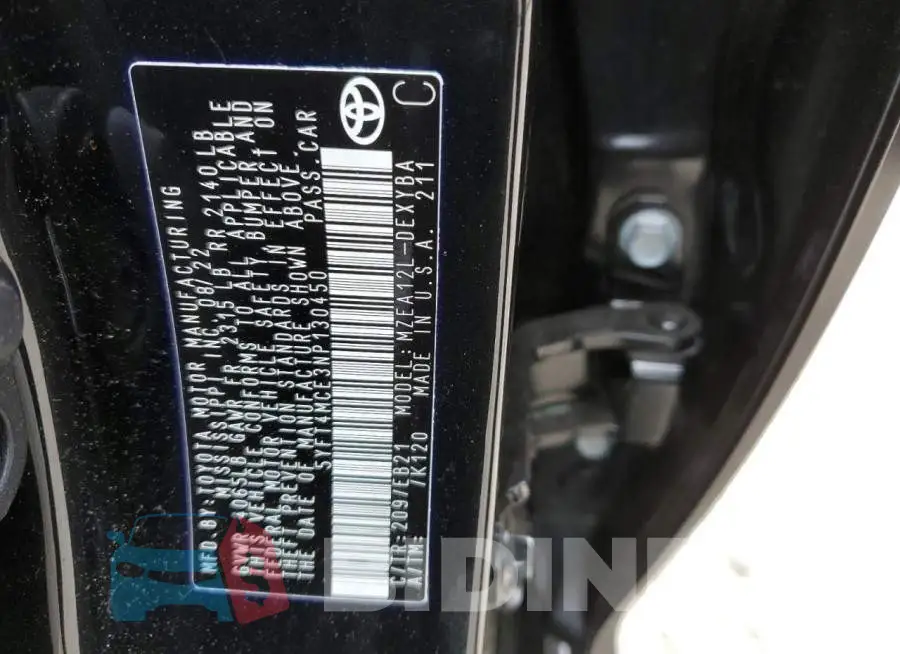 5YFT4MCE3NP130450 Photo# 12
