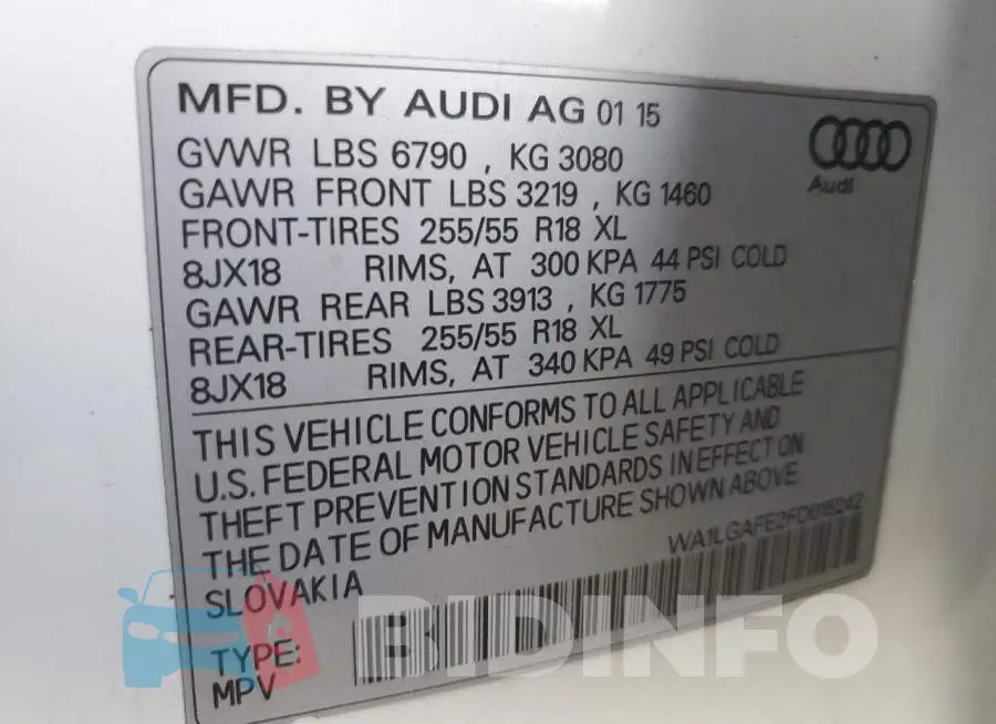 WA1LGAFE2FD015242 Photo# 12