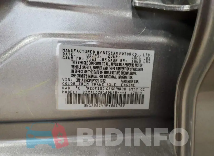 3N1AB8CV9PY221782 Photo# 12
