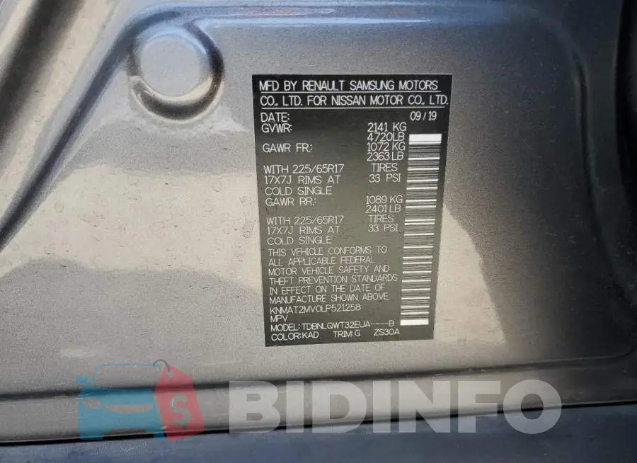 KNMAT2MV0LP521258 Photo# 13