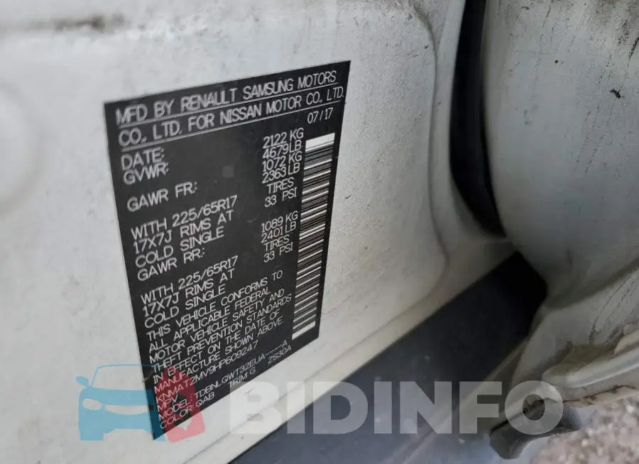 KNMAT2MV9HP609247 Photo# 12