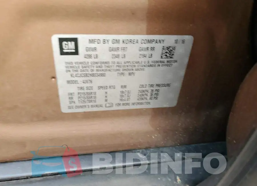 KL4CJCSB2HB034980 Photo# 13