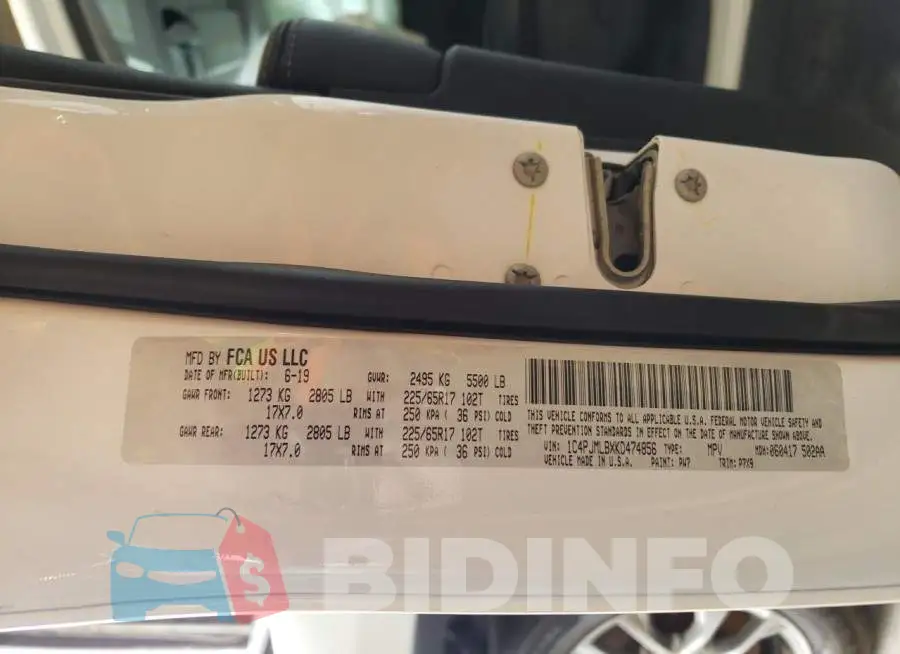 1C4PJMLBXKD474856 Photo# 13