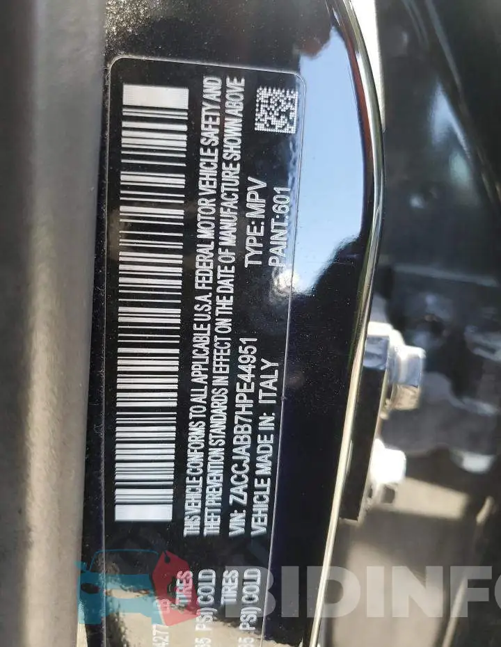 ZACCJABB7HPE44951 Photo# 12