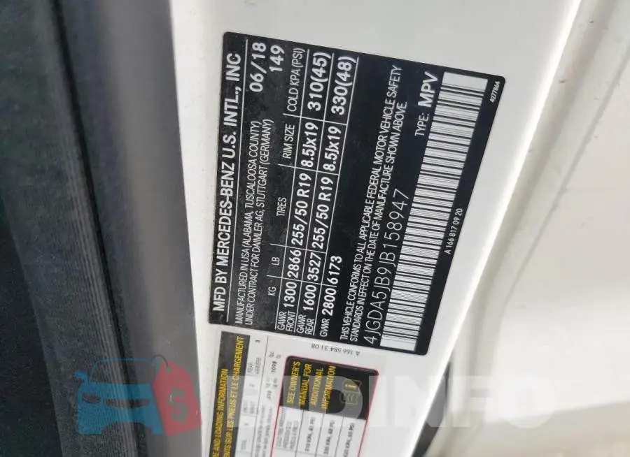 4JGDA5JB9JB158947 Photo# 12