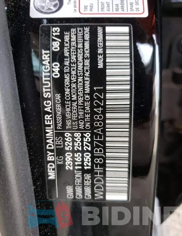 WDDHF8JB7EA884221 Photo# 12
