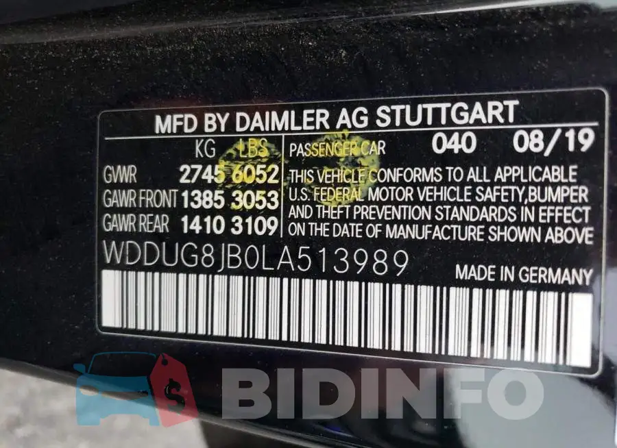 WDDUG8JB0LA513989 Photo# 12