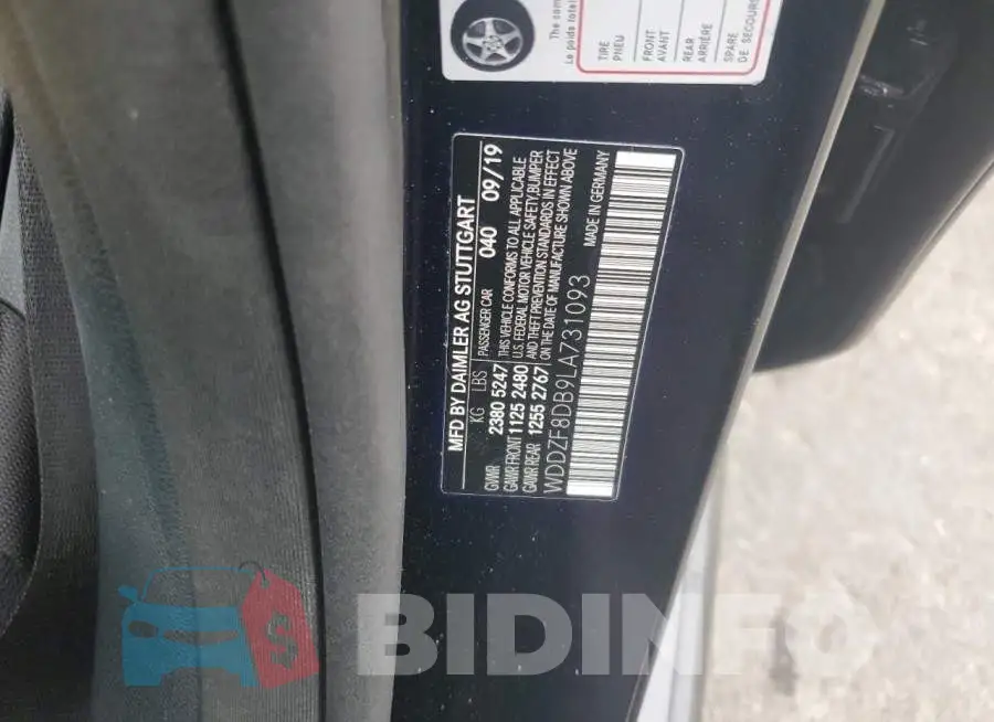 WDDZF8DB9LA731093 Photo# 12