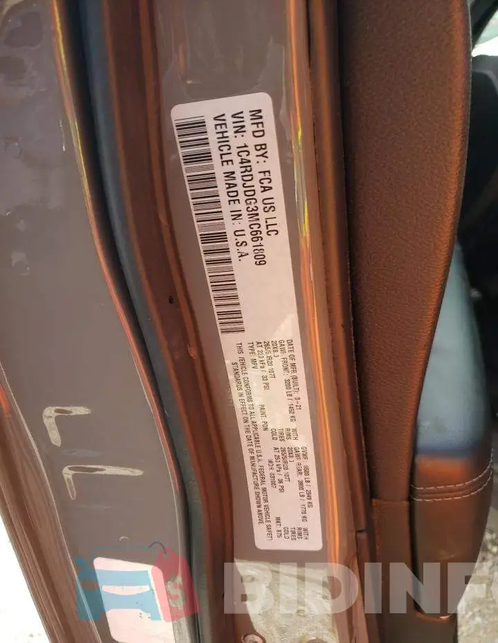 1C4RDJDG3MC661809 Photo# 13