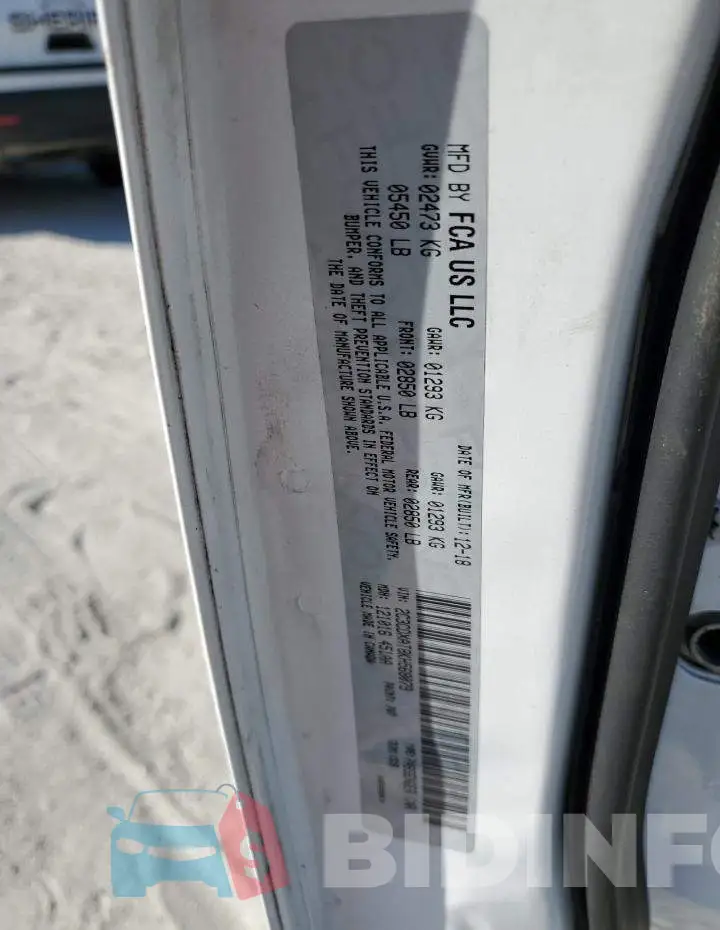 2C3CDXAT8KH568079 Photo# 12