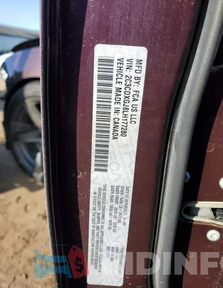 2C3CDXGJ8LH177280 Photo# 13
