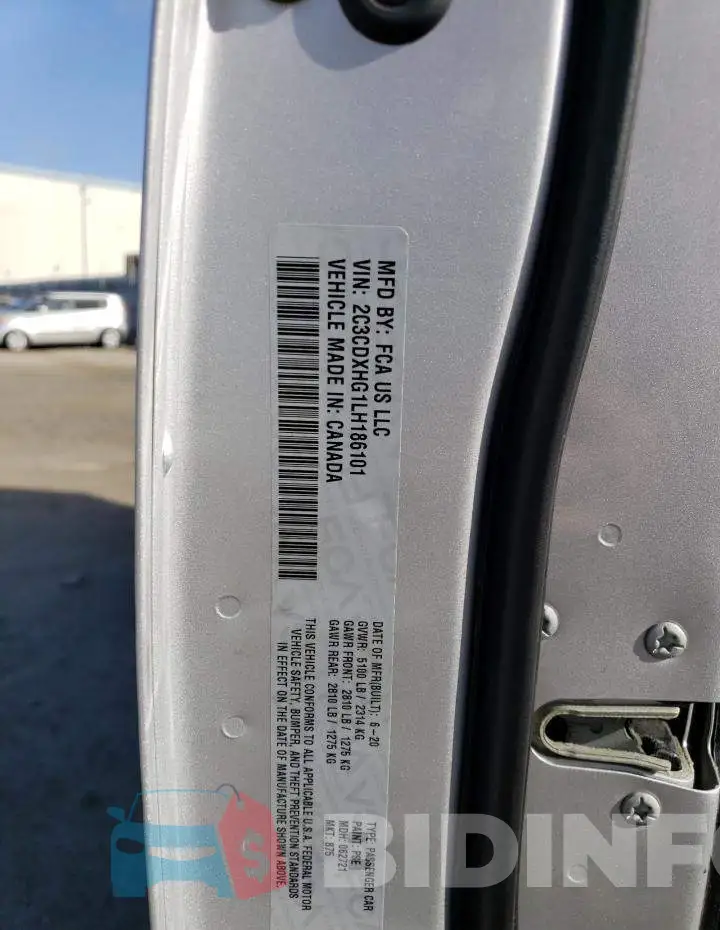 2C3CDXHG1LH186101 Photo# 12