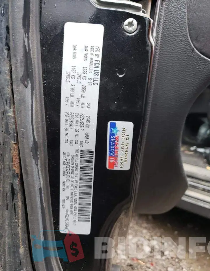 2C4RDGEG3GR371051 Photo# 13