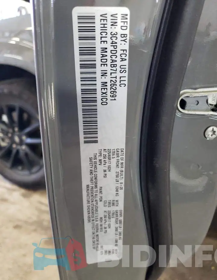 3C4PDCAB7LT262691 Photo# 14