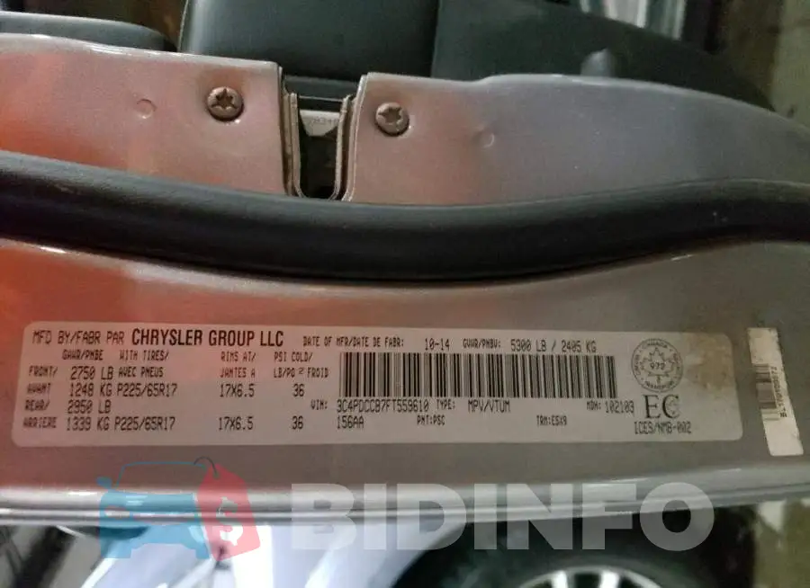 3C4PDCCB7FT559610 Photo# 10
