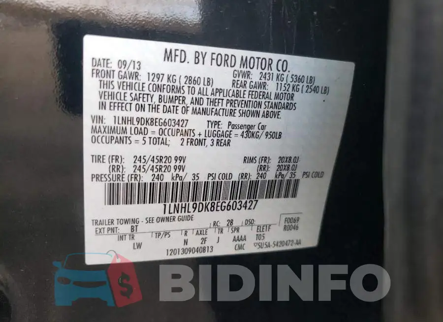 1LNHL9DK8EG603427 Photo# 12