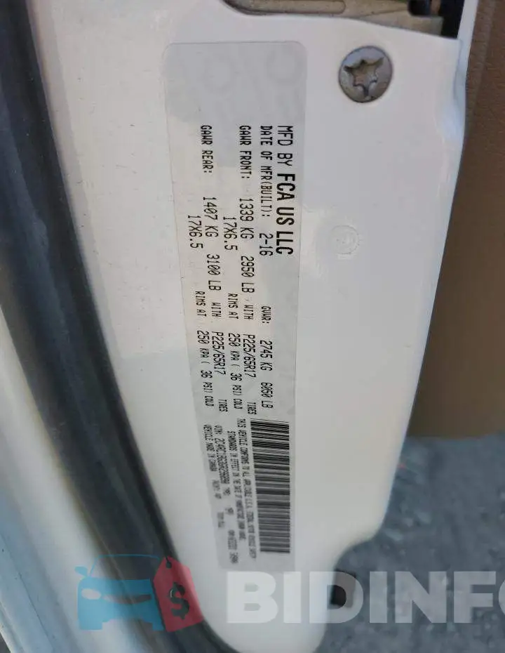 2C4RC1BG3GR296890 Photo# 13
