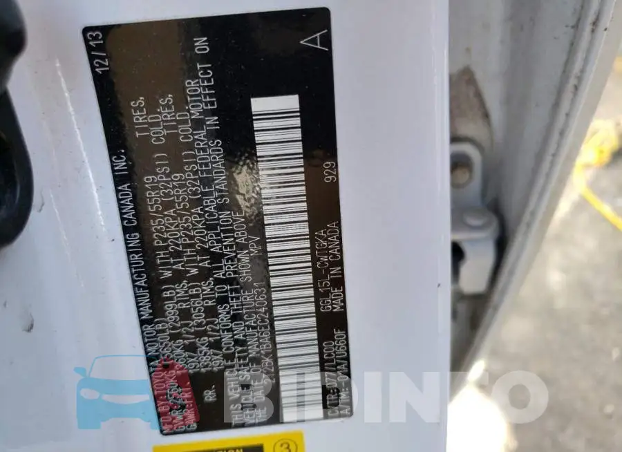 2T2BK1BA6EC240631 Photo# 13