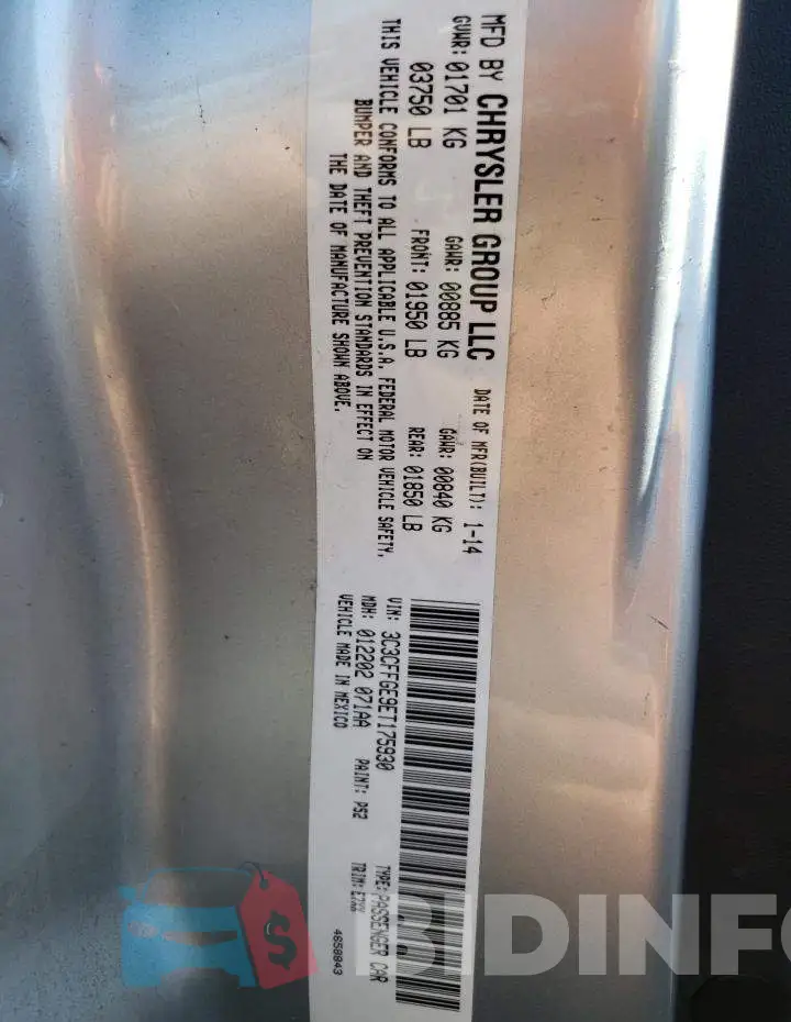 3C3CFFGE9ET175930 Photo# 12