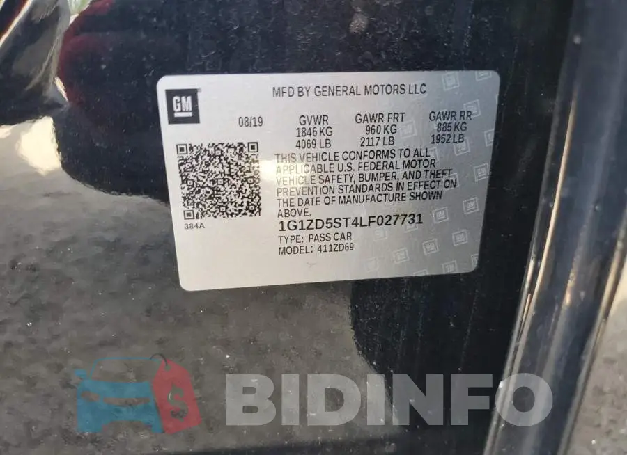 1G1ZD5ST4LF027731 Photo# 13