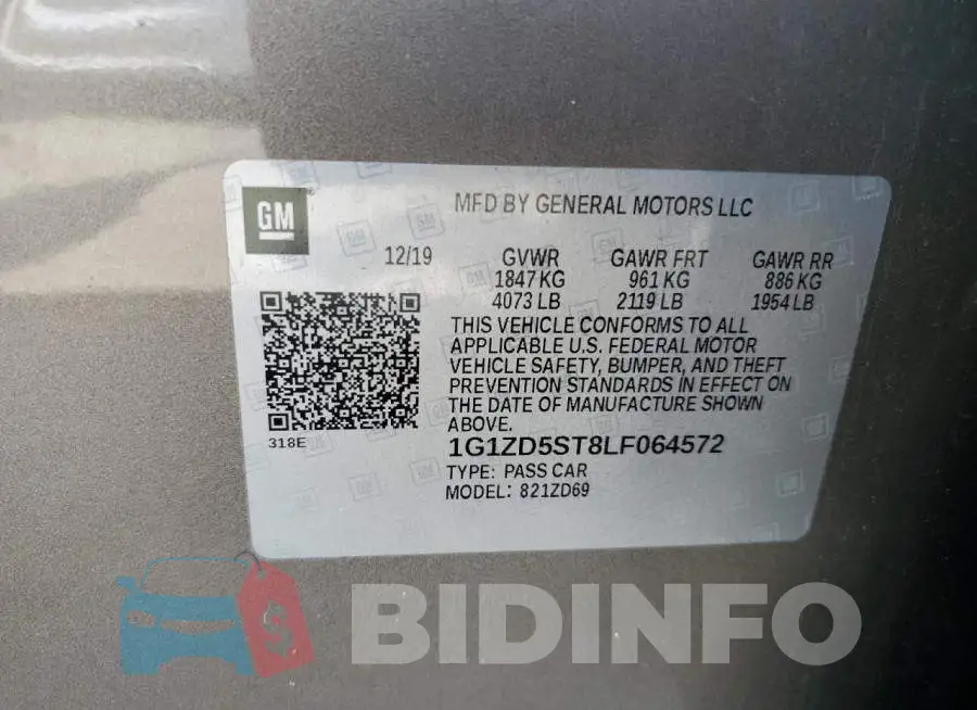 1G1ZD5ST8LF064572 Photo# 12