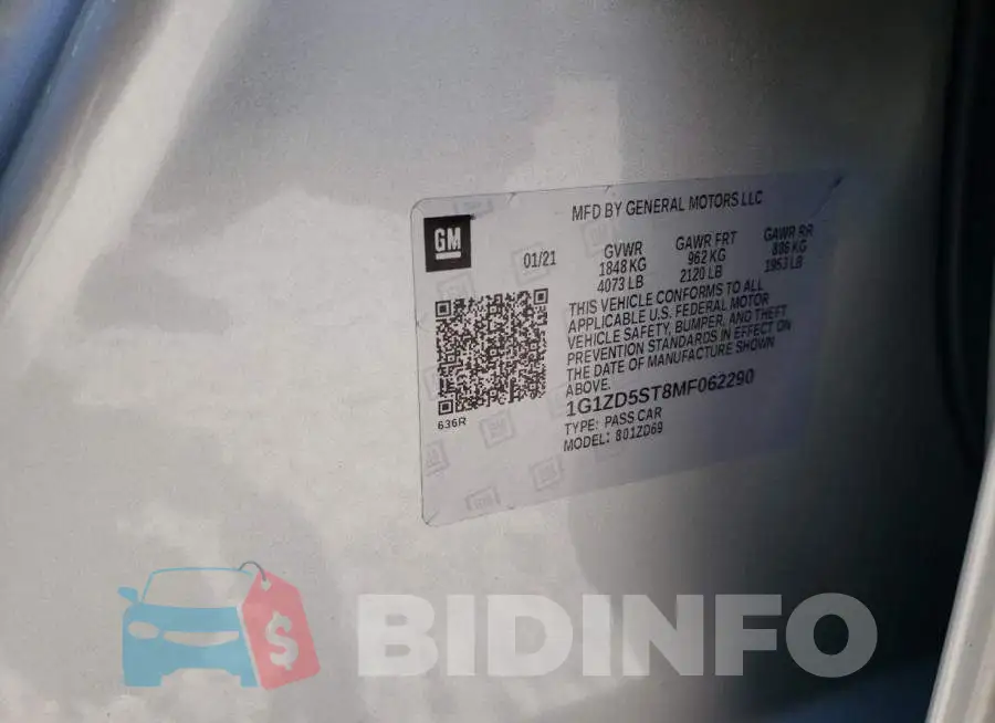 1G1ZD5ST8MF062290 Photo# 12