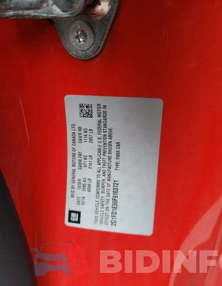 2G1FD1E36F9163721 Photo# 12