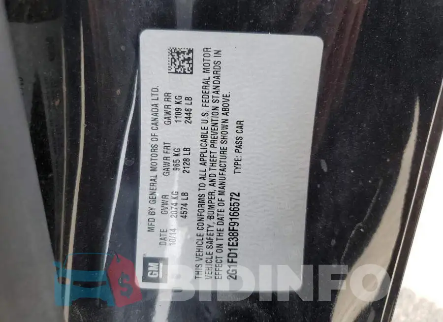 2G1FD1E38F9166572 Photo# 13