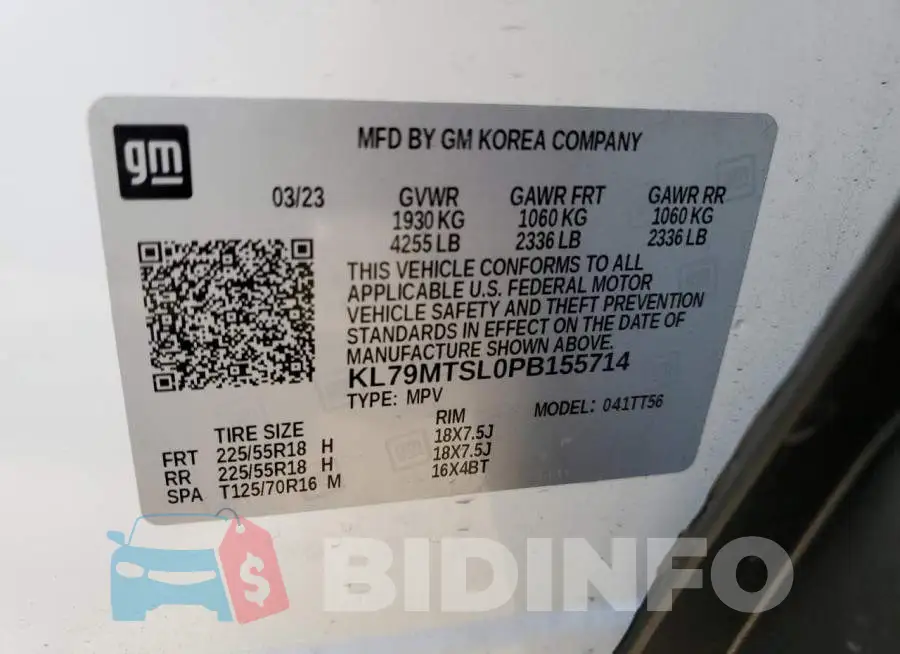 KL79MTSL0PB155714 Photo# 12