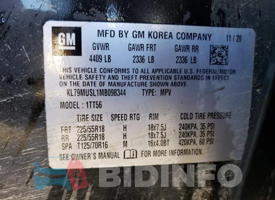 KL79MUSL1MB098344 Photo# 13