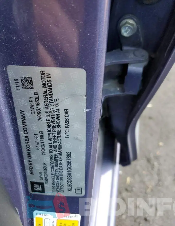KL8CD6SA1GC567863 Photo# 13