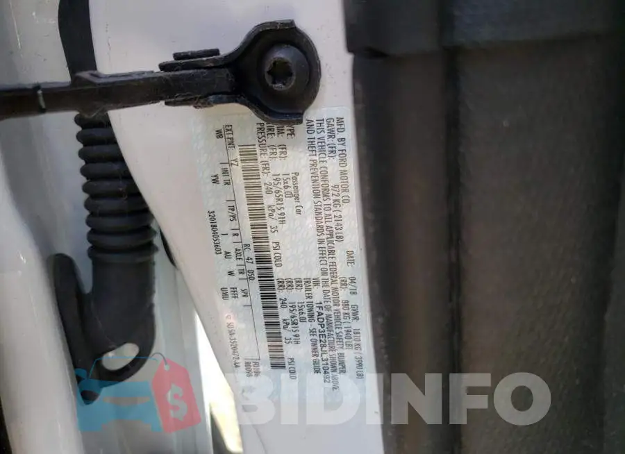 1FADP3E28JL310492 Photo# 12
