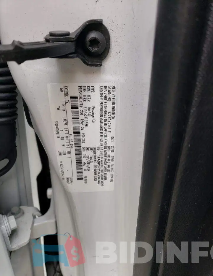 1FADP3F21JL286146 Photo# 12