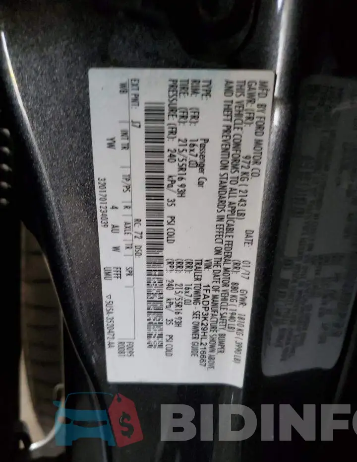 1FADP3K29HL216667 Photo# 13