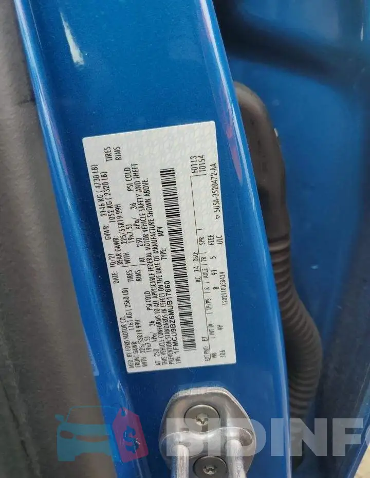 1FMCU9BZ6MUB17660 Photo# 12