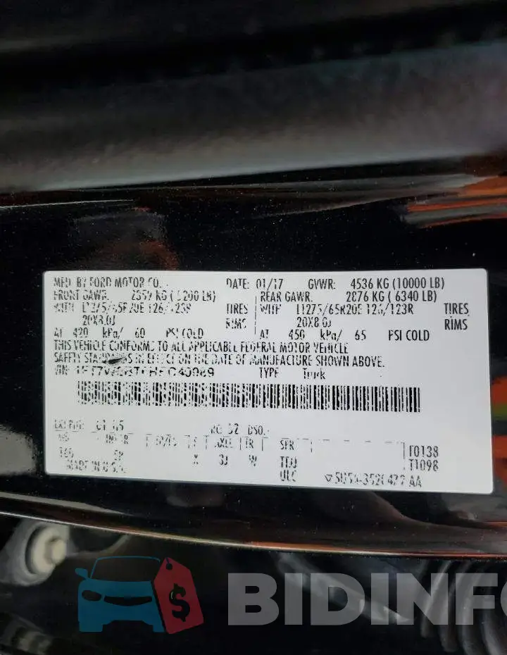 1FT7W2BT6HEC40989 Photo# 12