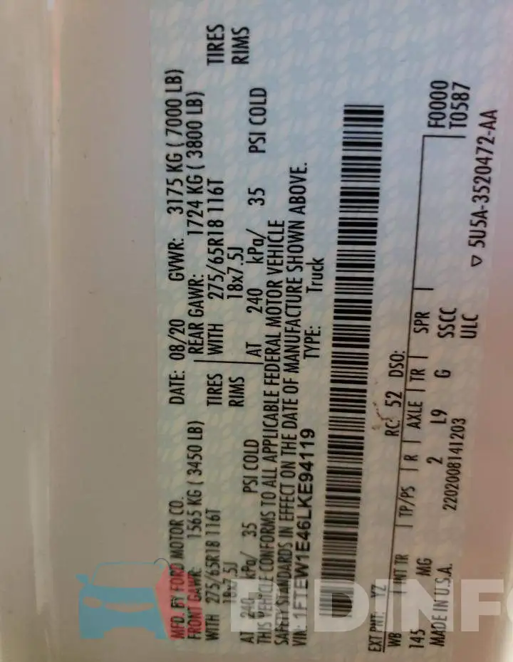 1FTEW1E46LKE94119 Photo# 12