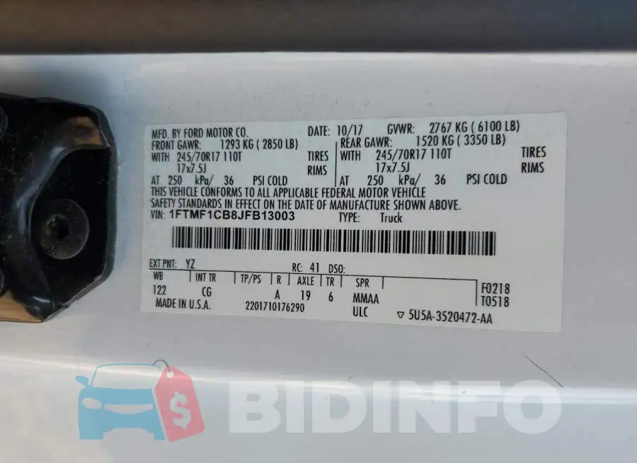 1FTMF1CB8JFB13003 Photo# 12
