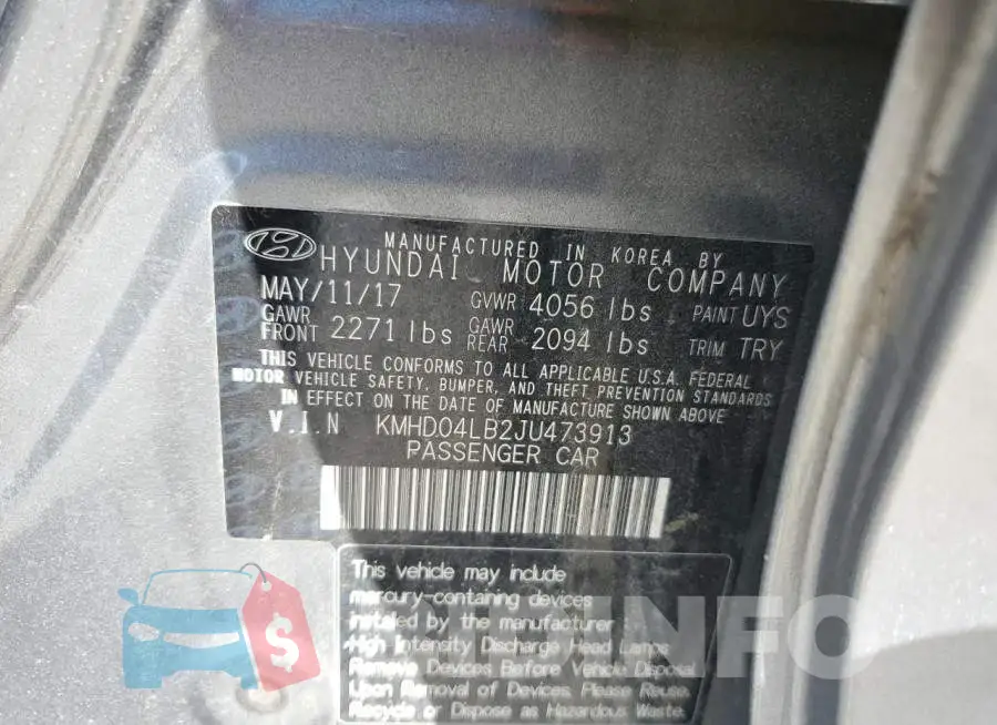 KMHD04LB2JU473913 Photo# 13
