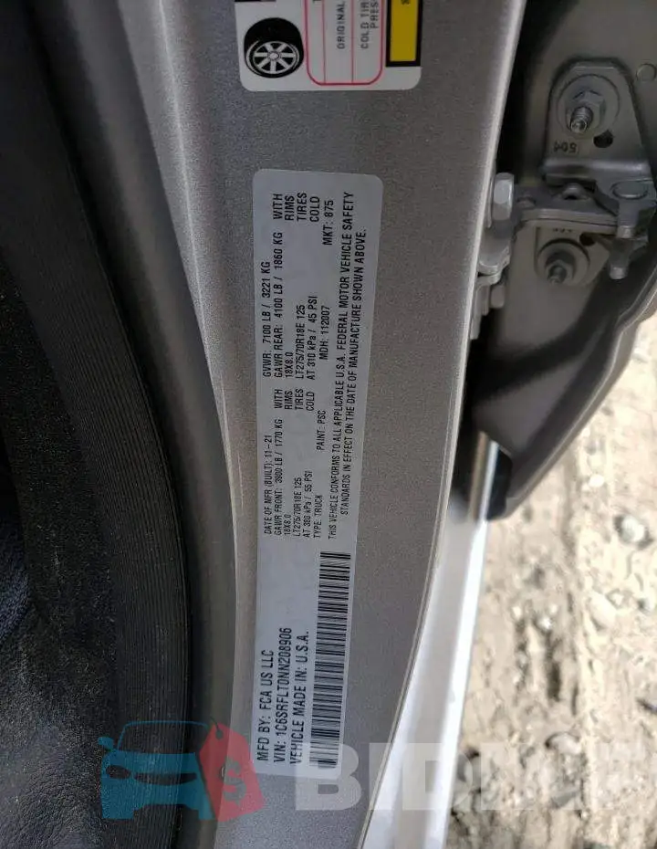 1C6SRFLT0NN208906 Photo# 12