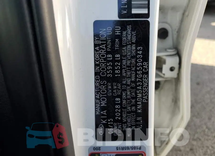 KNADM5A37G6590343 Photo# 12